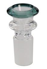 Pagoda Aquamarine Glass Bong Bowl 14mm