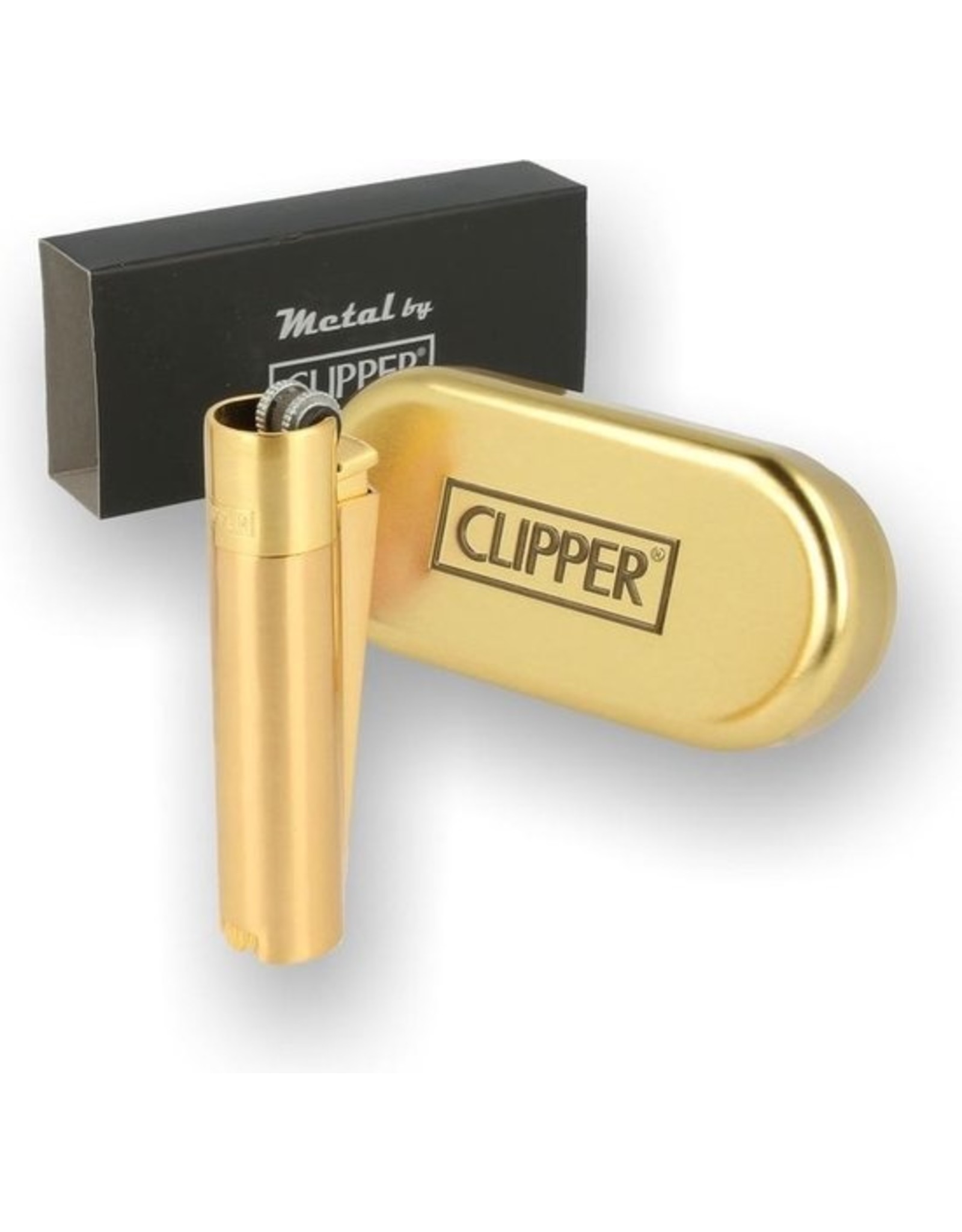 Clipper Gold Metal Lighter