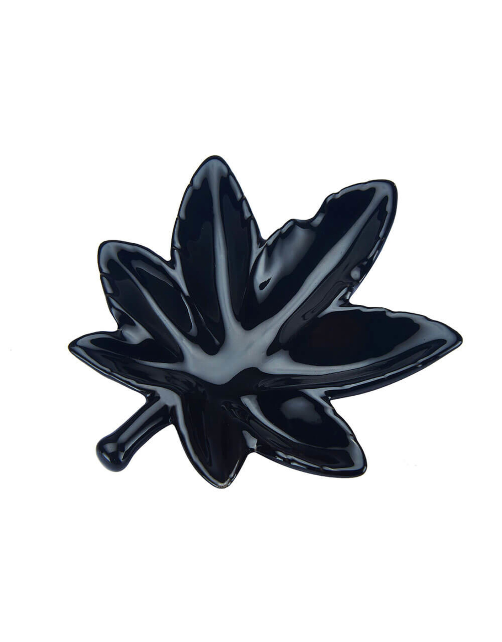 Champ High Leaf Glass Ashtray