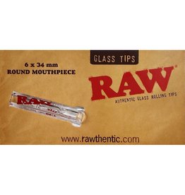 RAW RAW Glass Tips Round Single