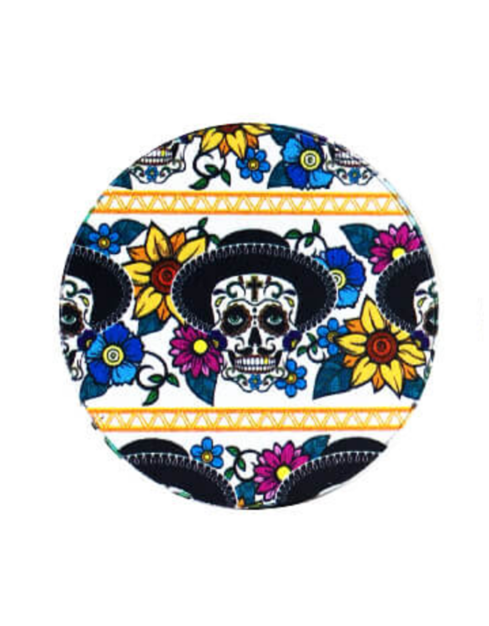 Colorful Mexican Skulls Metal Grinder 4 Parts – 50mm