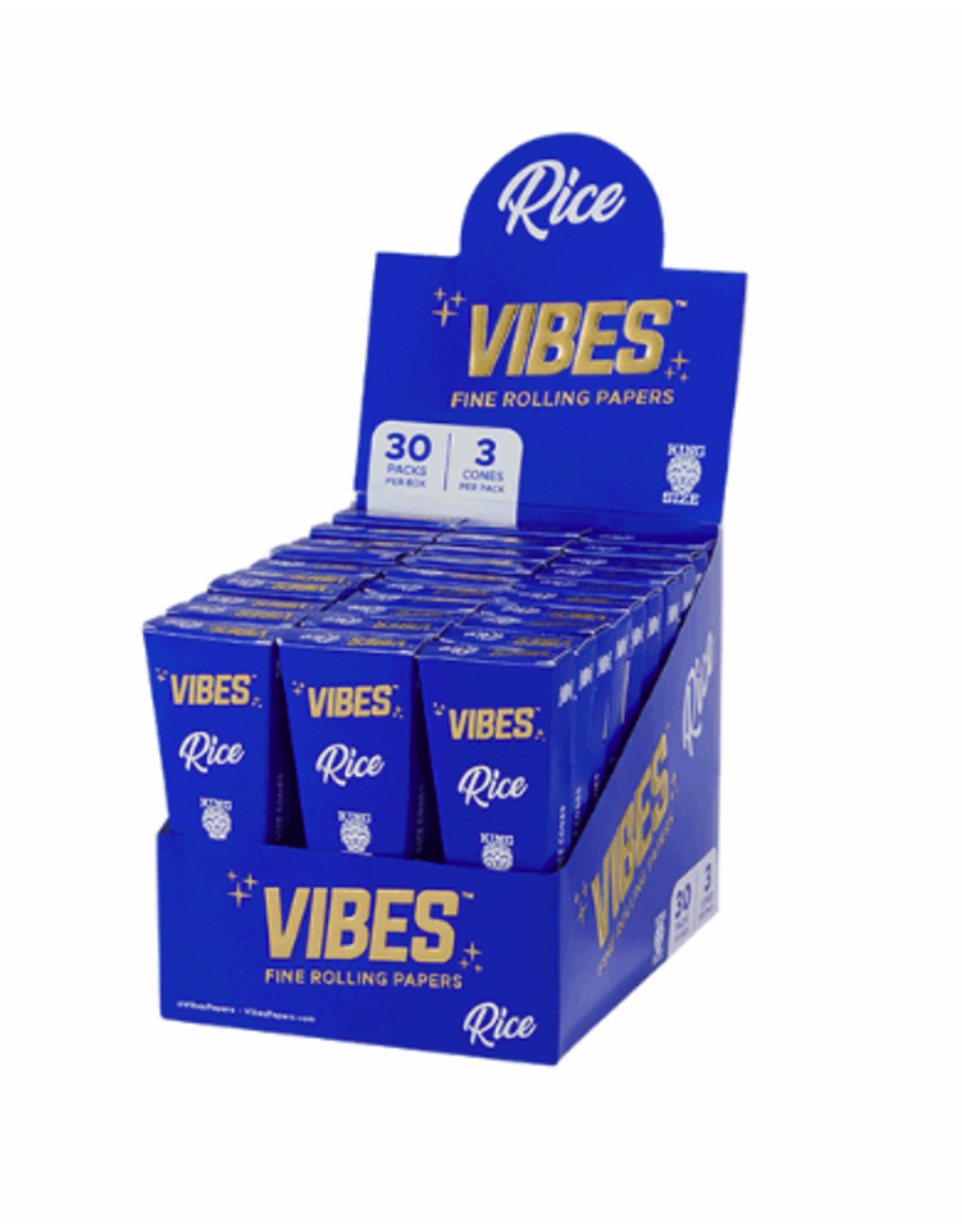 Vibes Vibes King Size Cones - Rice (3pcs)