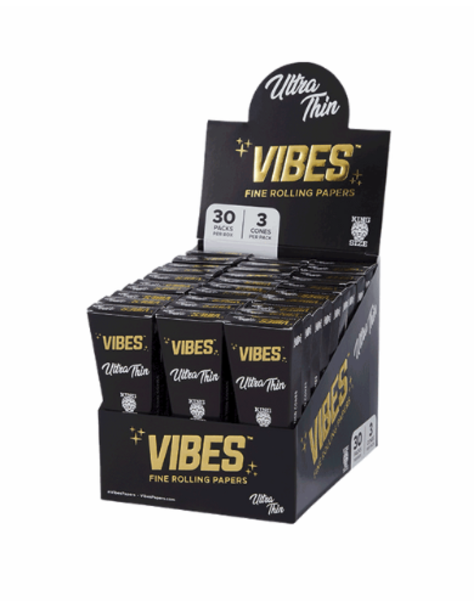 Vibes Vibes King Size Cones - Ultra thin (3pcs)