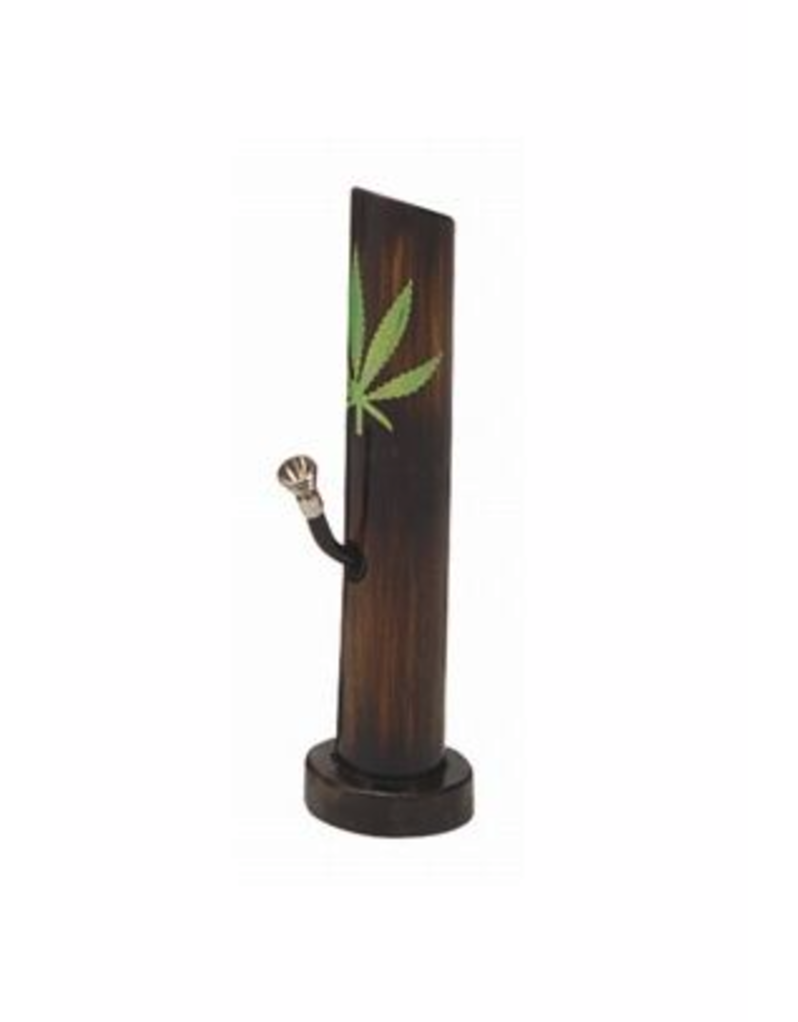 Bamboo Bong with leaf 29 cm