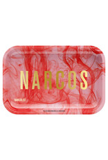 narcos Narcos Metal Rolling Tray Pink Medium