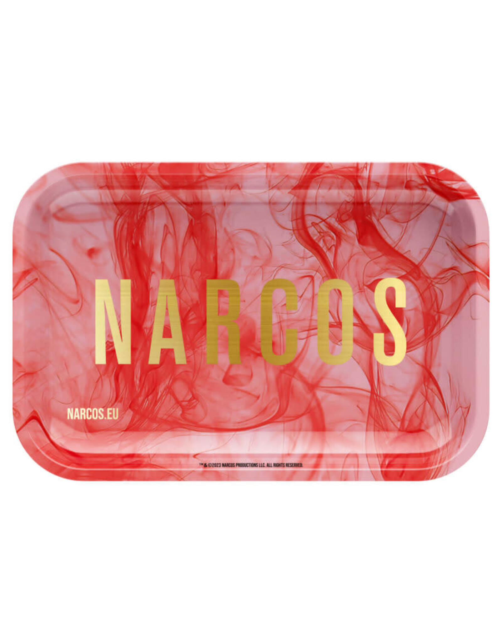 narcos Narcos Metal Rolling Tray Pink Small