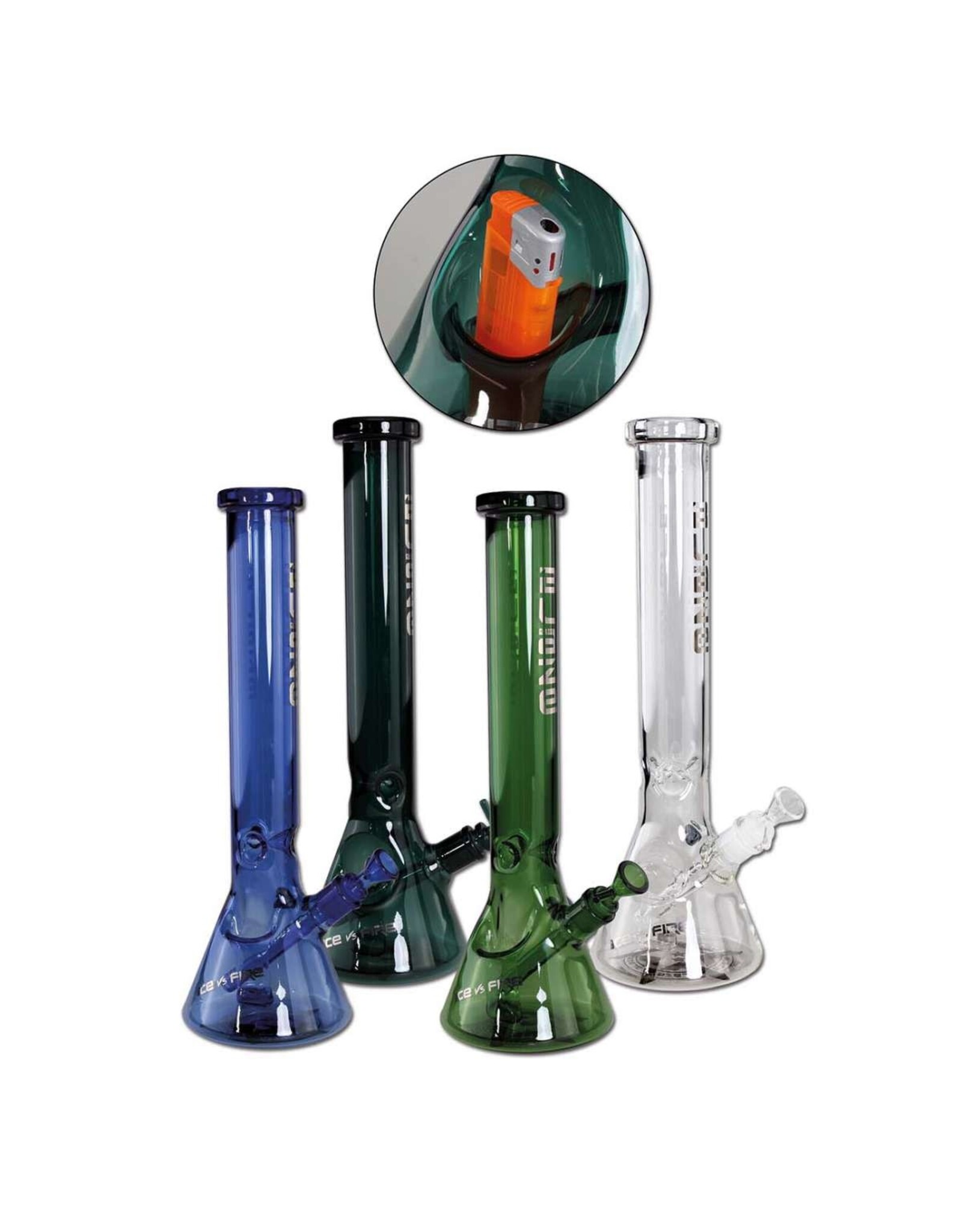 BLAZE Bong Ice vs. Fire blue