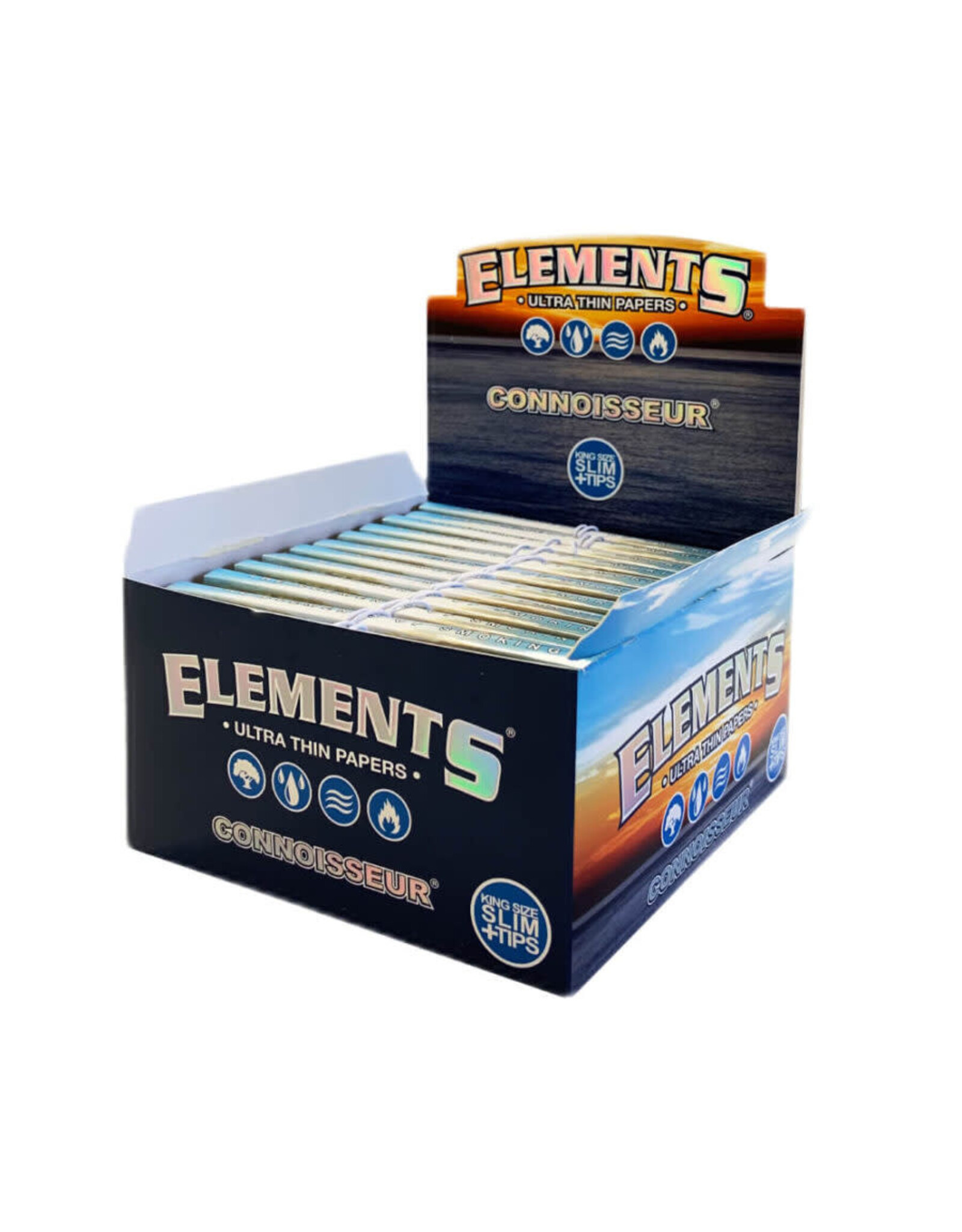 Elements Elements Connoisseur Kingsize Slim Rolling Papers + Tips