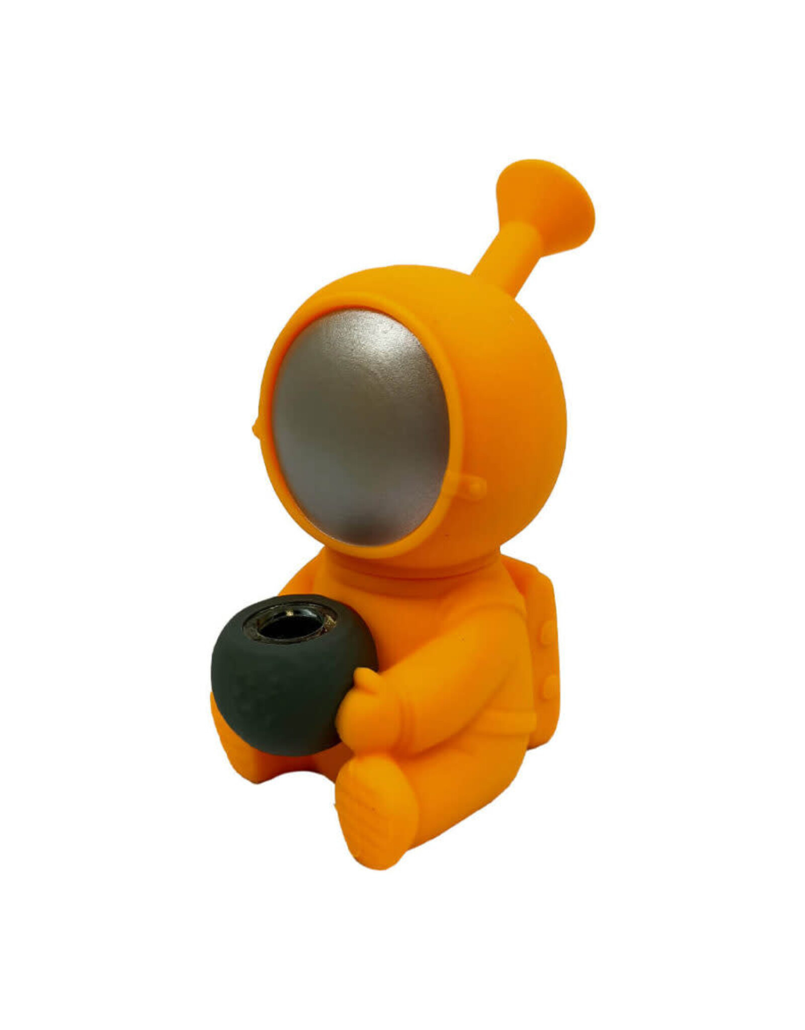 Spaceman Orange Silicone Bong 15cm