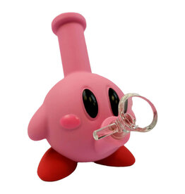 Cute Pink Creature Silicone Bong 14cm