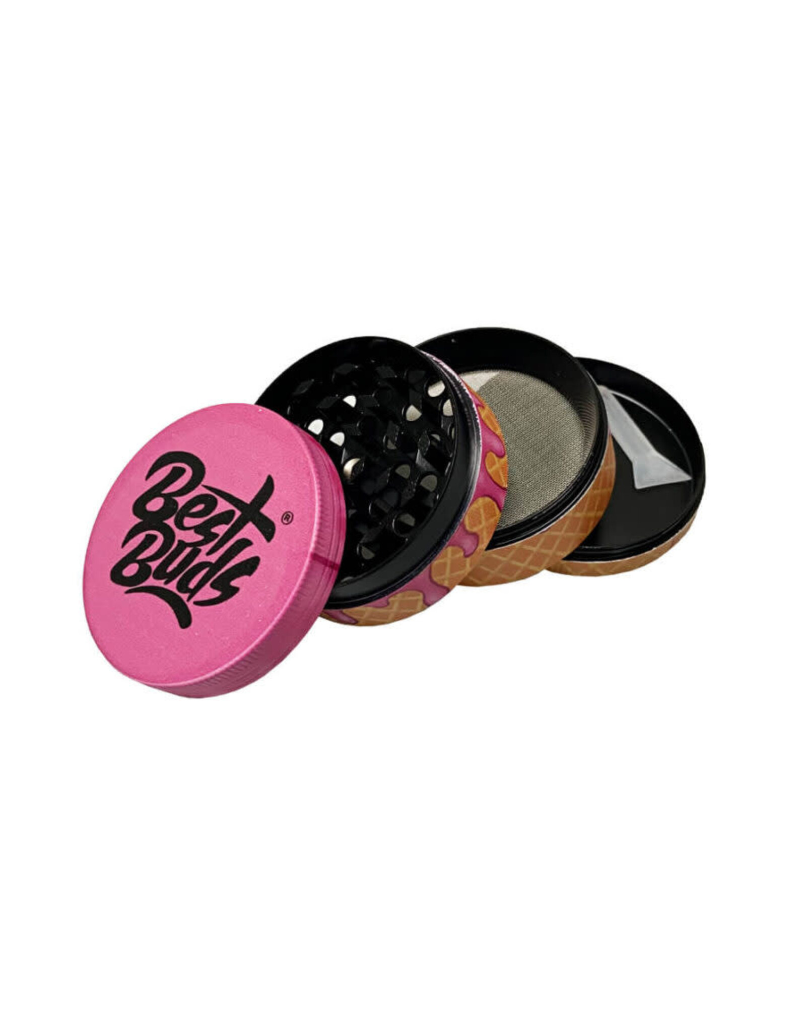 Best Buds Best Buds Grinder Gelato Raspberry 4 Parts (50mm)