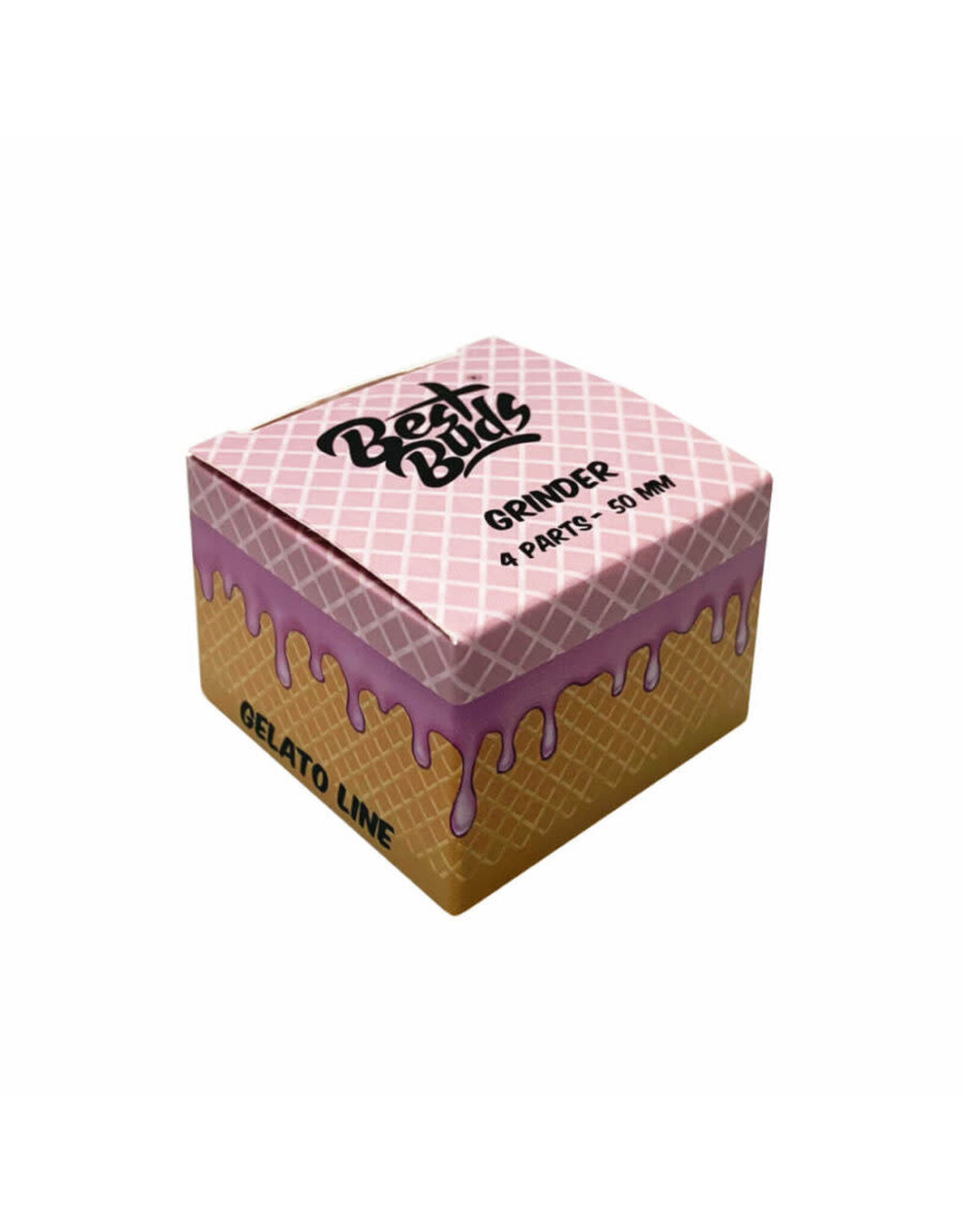 Best Buds Best Buds Grinder Gelato Raspberry 4 Parts (50mm)