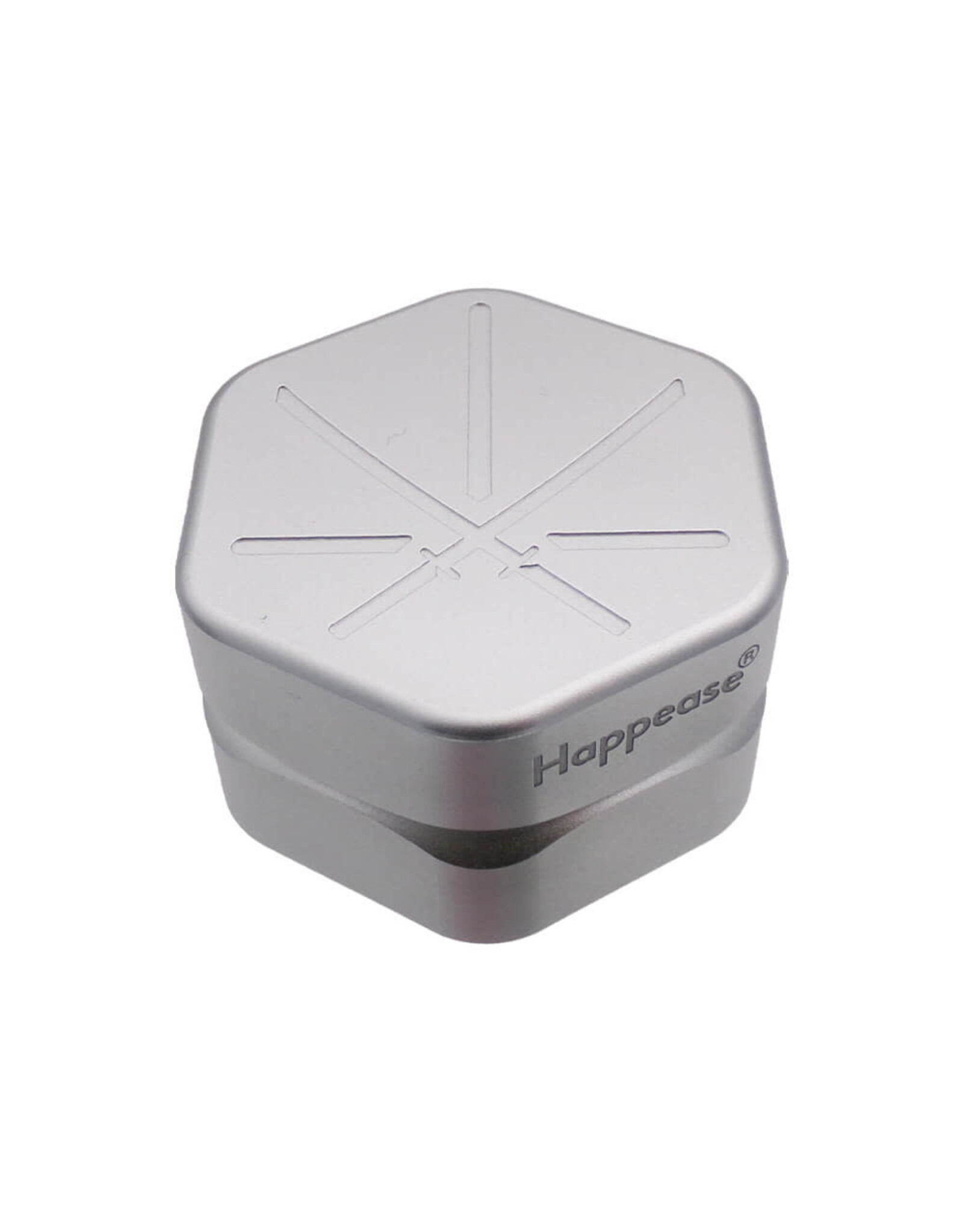 happease Katana Aluminium Grinder Silver 2 Parts – 60mm