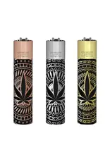 Clipper Premium Metal Lighters Leaves and Giftbox
