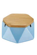 Champ High Champ High Ceramic Ashtray with Wooden Lid