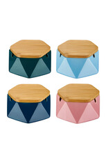 Champ High Champ High Ceramic Ashtray with Wooden Lid