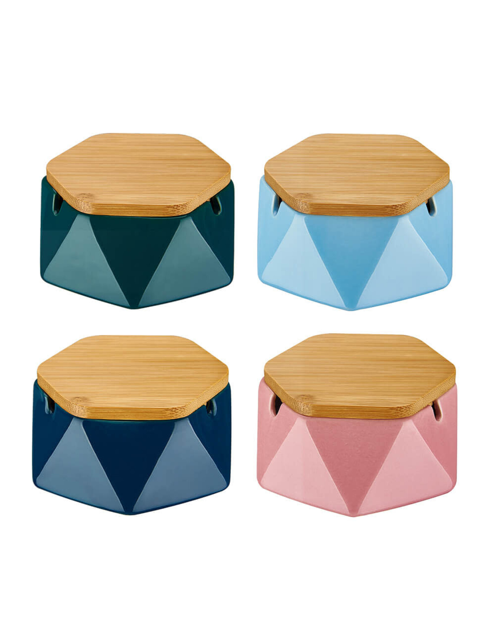 Champ High Champ High Ceramic Ashtray with Wooden Lid