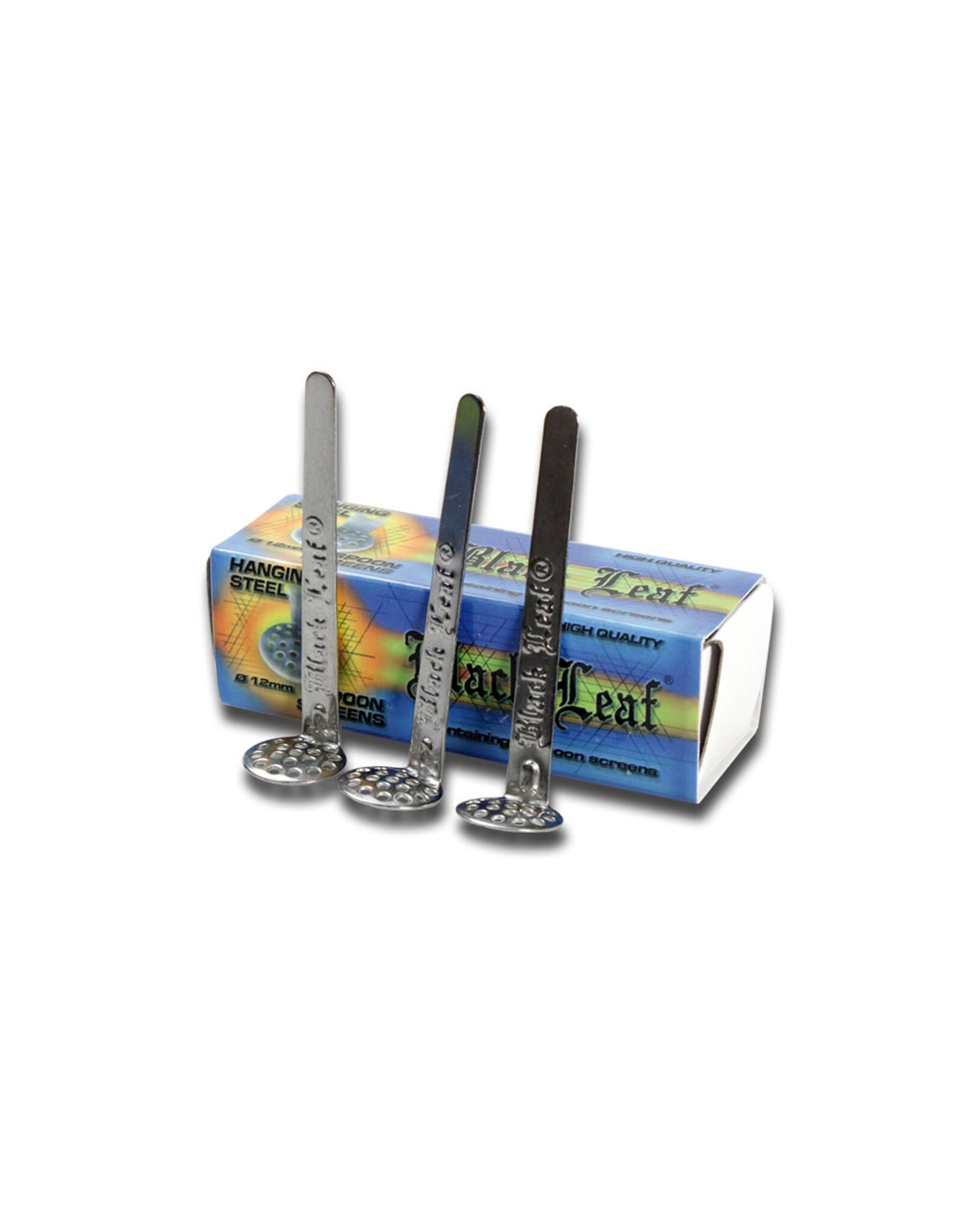 Black Leaf Hanging Spoon Screens 3 pack  Black leaf