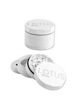Black Leaf Black Leaf Lotus Grinder 4-part -white