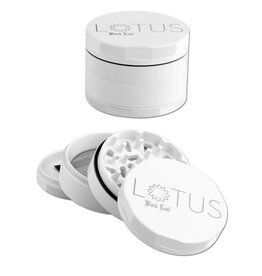 Black Leaf Black Leaf Lotus Grinder 4-part -white
