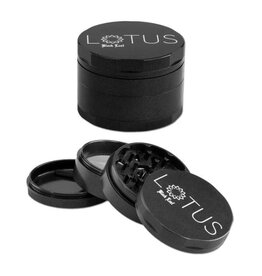 Black Leaf Black Leaf Lotus Grinder 4-part  Grey