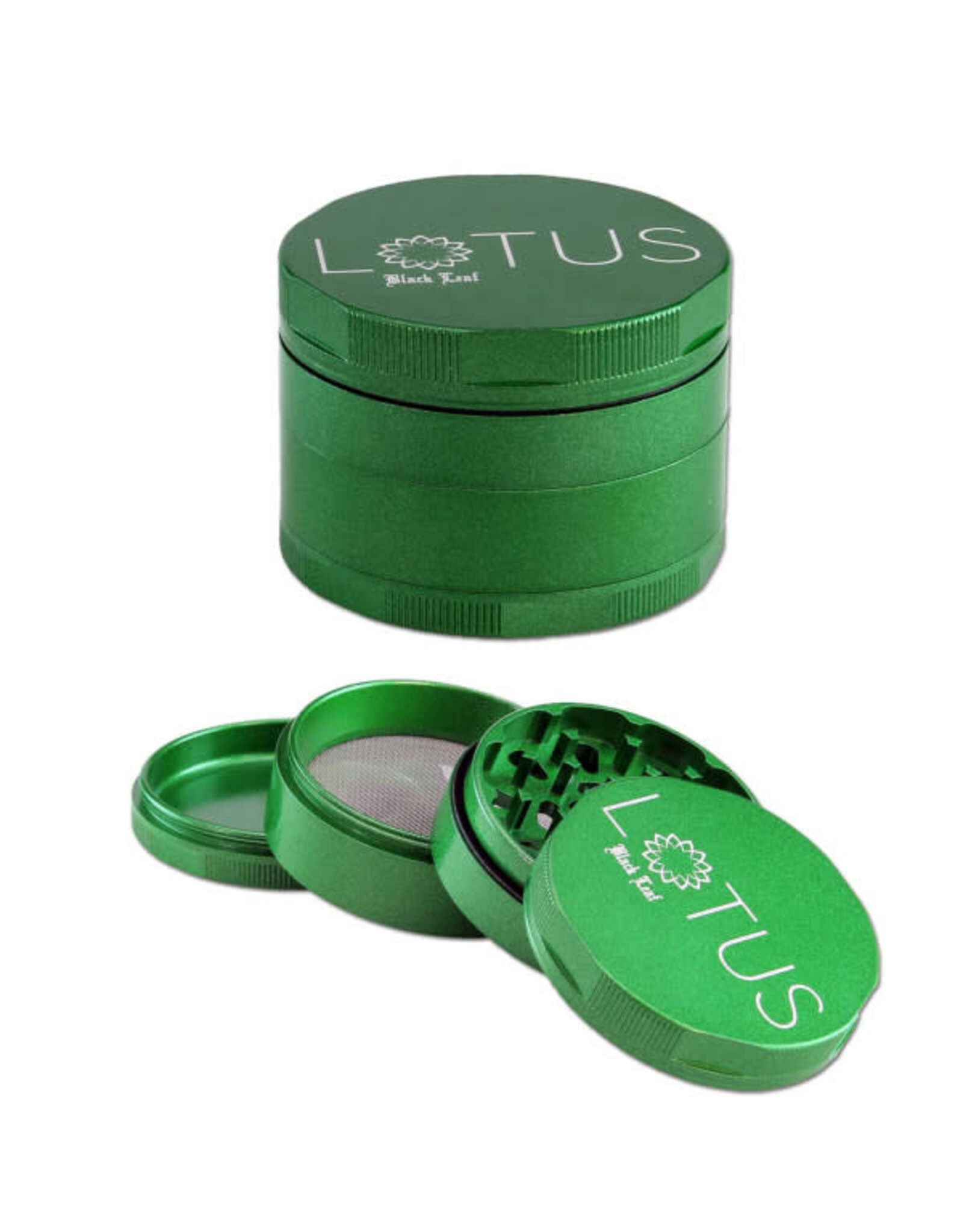 Black Leaf Black Leaf Lotus Grinder 4-part  Green