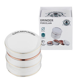Champ High Champ High Porcelain Grinder White 4 Parts – 63mm