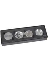 Groove Grinder 4 parts Silver 50 mm