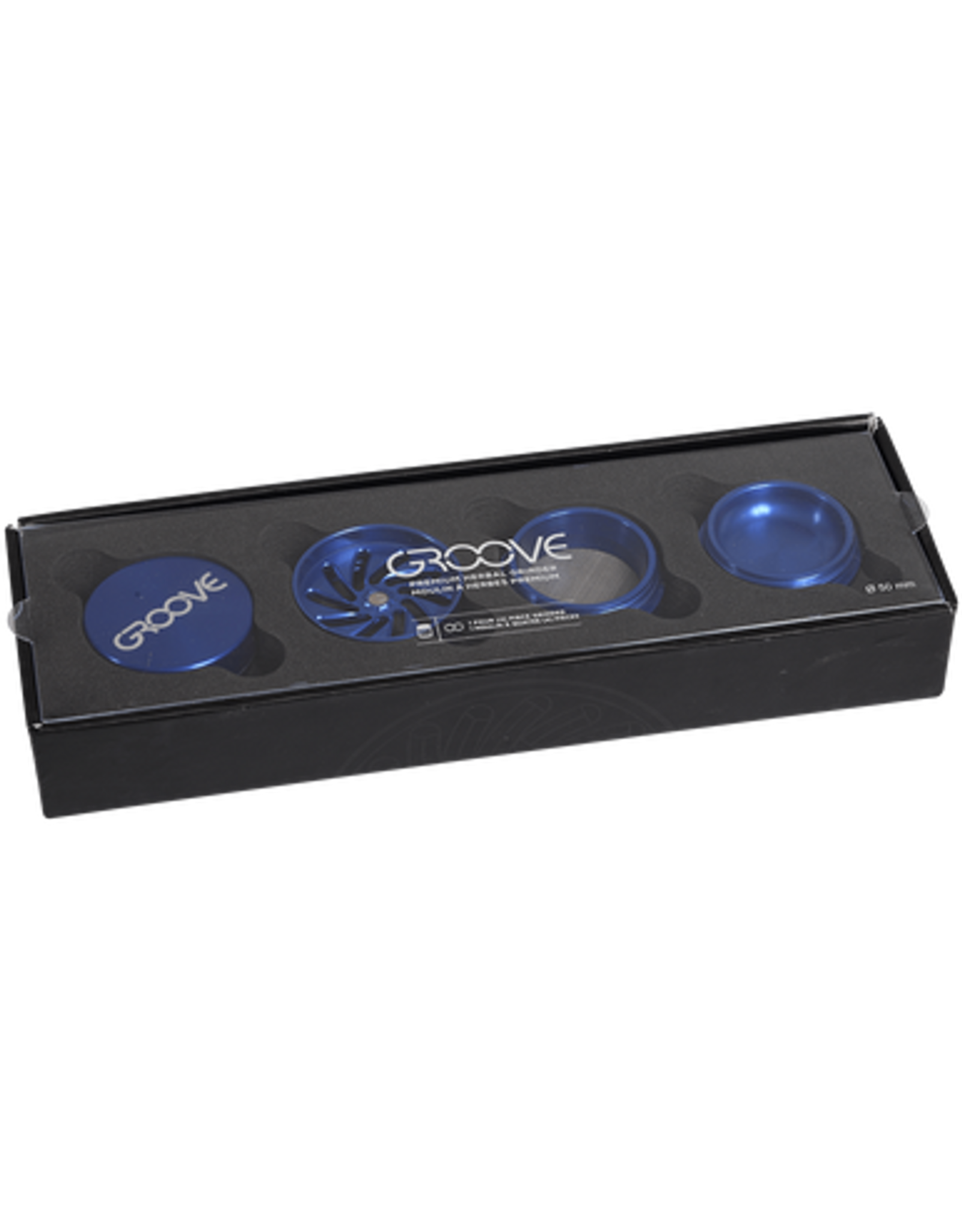 Groove Grinder 4 parts Blue 50 mm