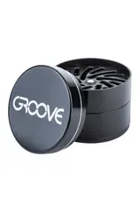 Groove Grinder 4 parts Black 63 mm