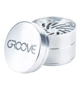 Groove Grinder 4 parts Silver 63 mm