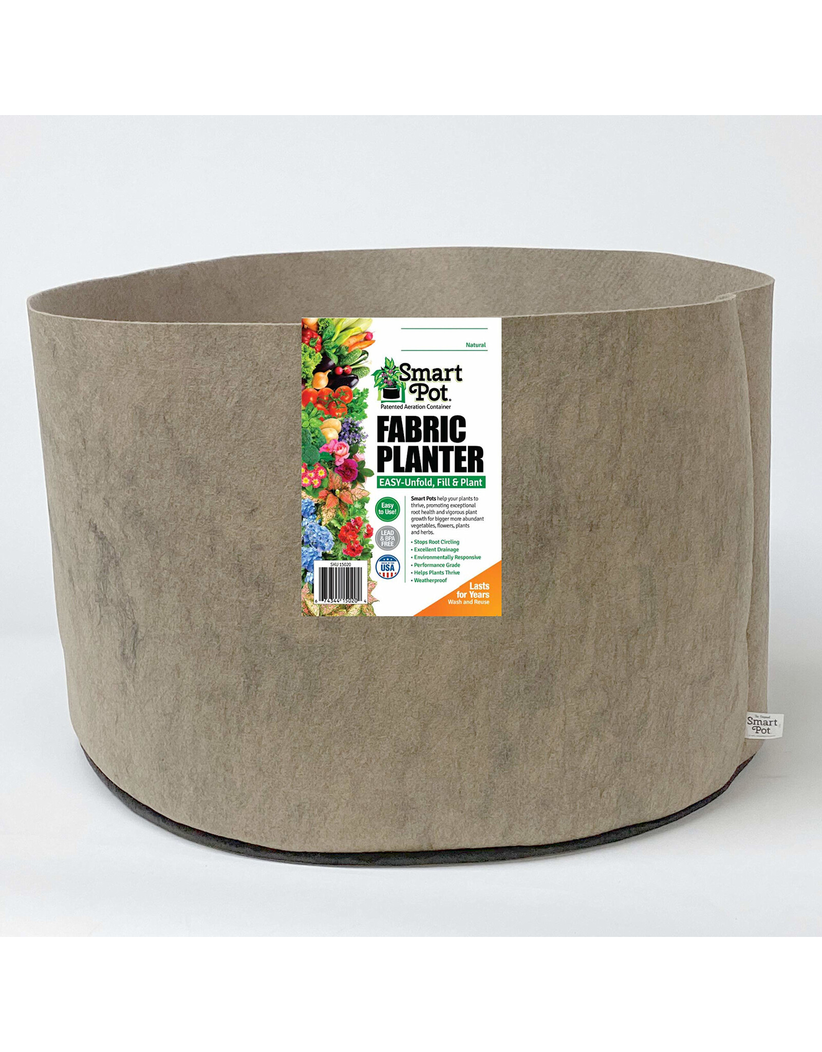 Smart Pot Smart pot 26.5L (7 gallon) beige