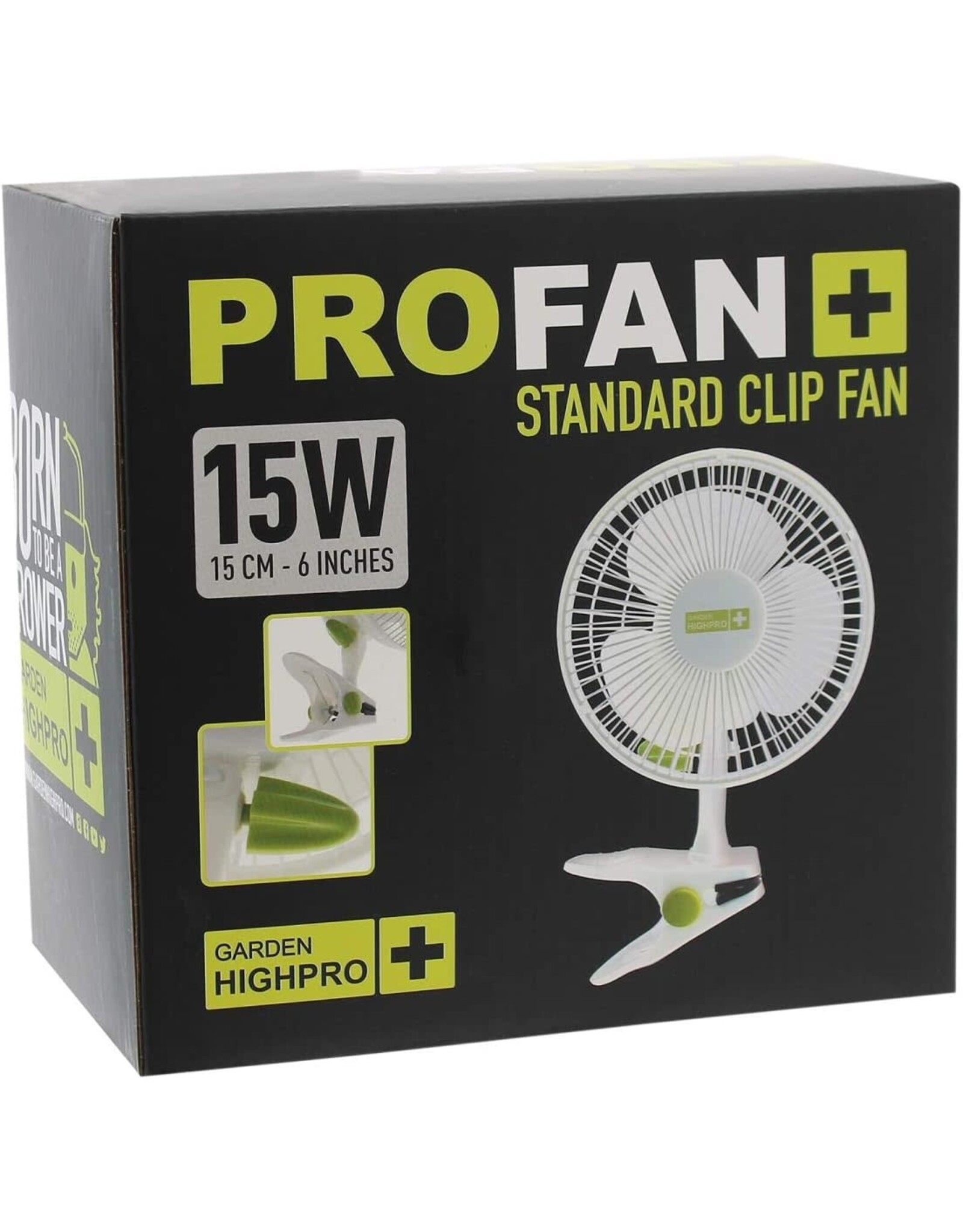 Garden High Pro Garden HighPRO Ventilateur Standard à Pince 15 W Blanc