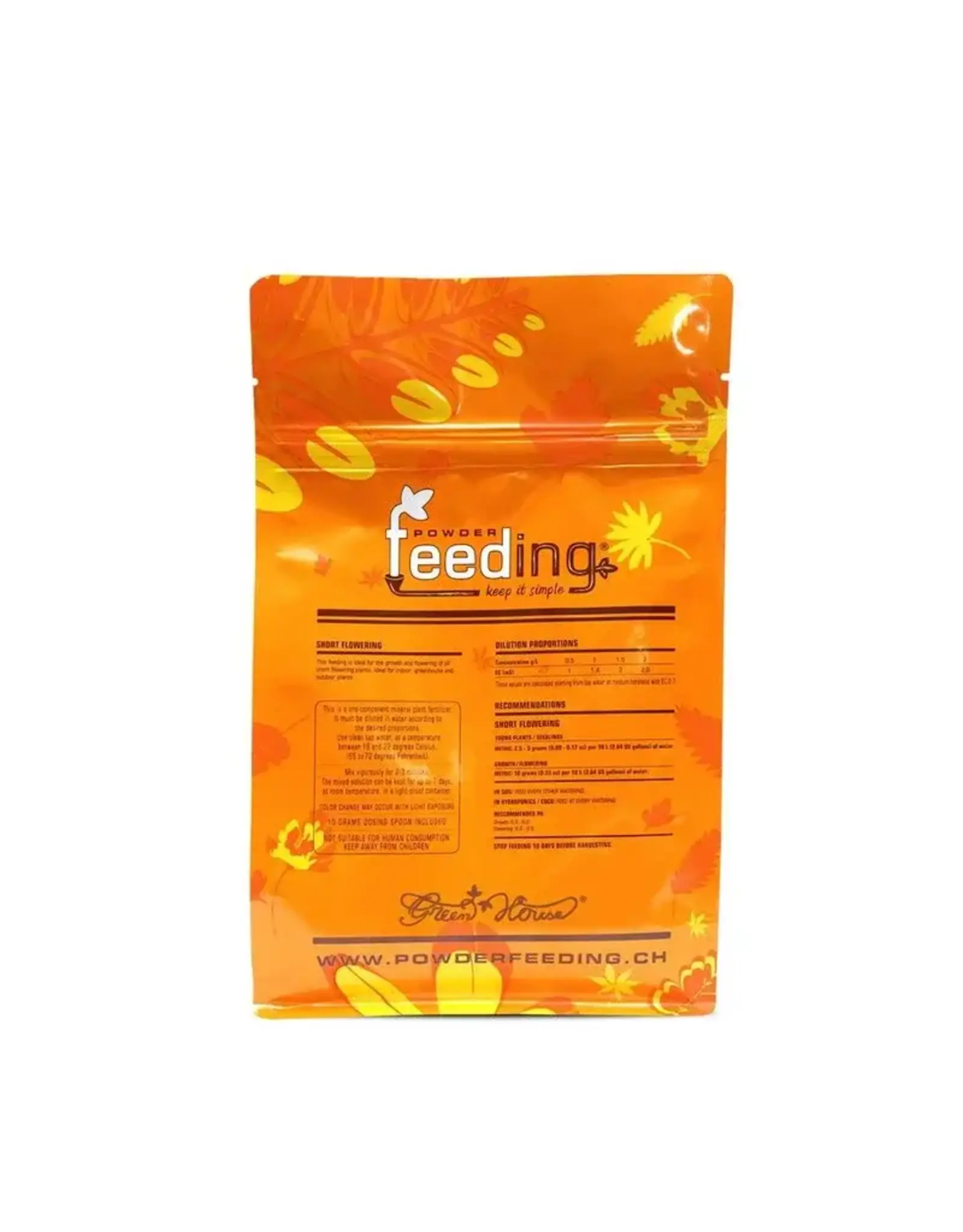 Greenhouse Green house powder feeding Short Flowering 125g