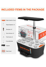 Spider Farmer Spider Farmer Smart  G12 Hydroponics Growing System  Herb Garden With APP & Wifi Controlled