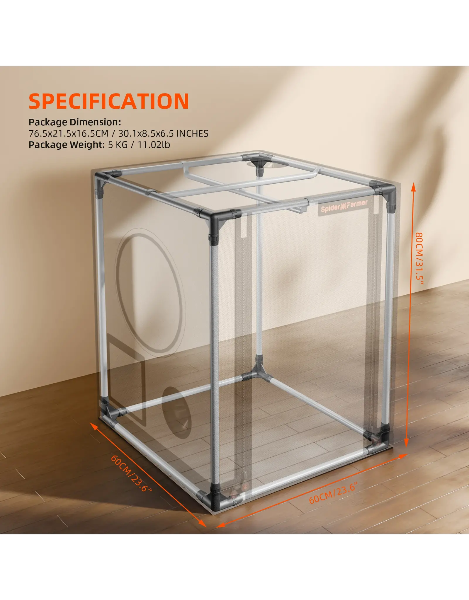 Spider Farmer Spider Farmer Grow Tent 60x60x80cm
