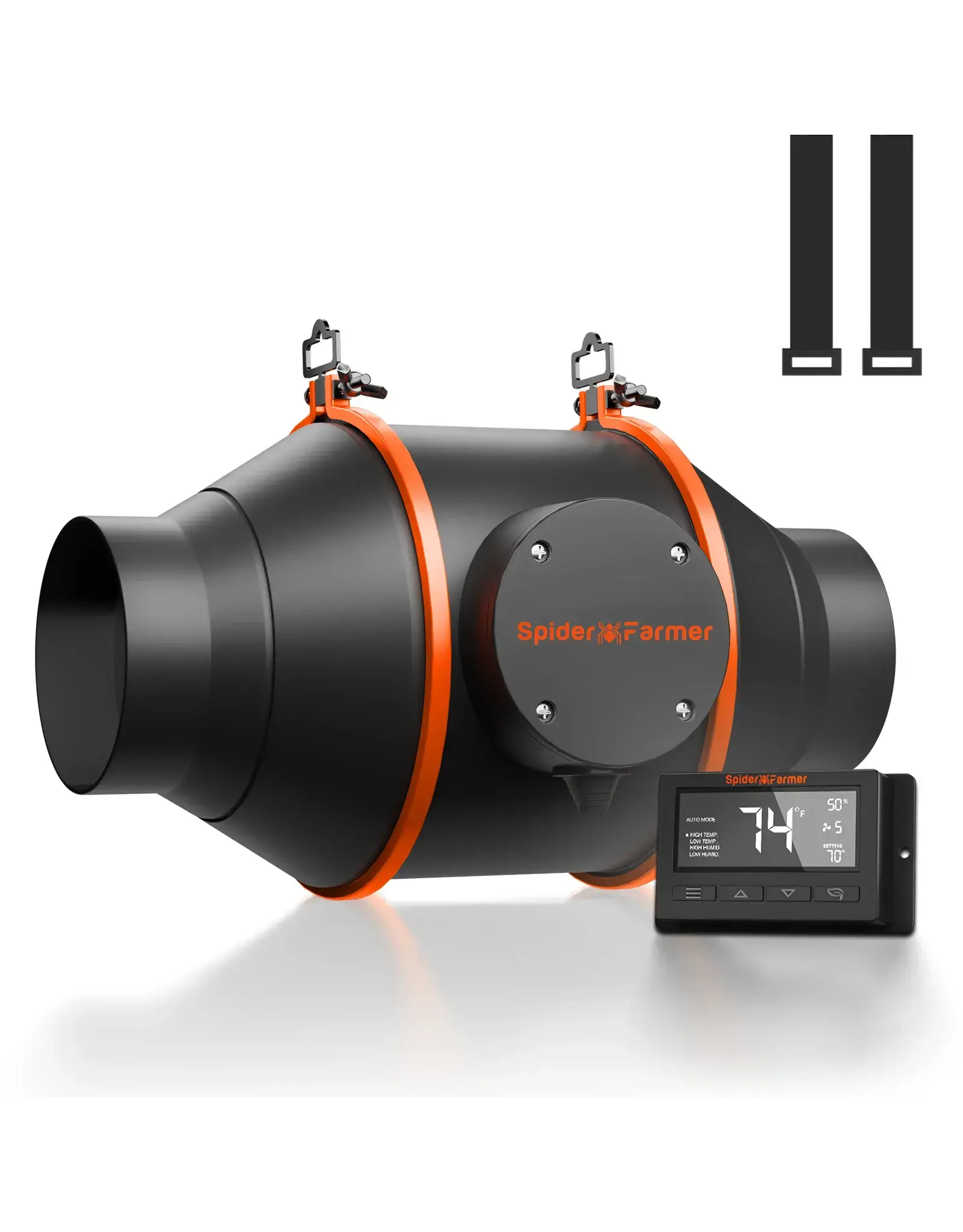 Spider Farmer Spider Farmer 4INCH  Inline Duct Fan with Temperature Humidity Controller 205CFM