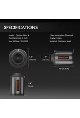 Spider Farmer Spider Farmer Carbon Filter 4 Inch