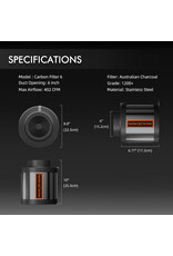 Spider Farmer Spider Farmer Carbon Filter 6 Inch
