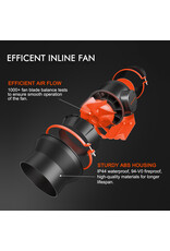 Spider Farmer Spider Farmer 6 INCH  Inline Duct Fan with Temperature Humidity Controller 205CFM