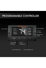Spider Farmer Spider Farmer 6INCH  Inline Duct Fan with Temperature Humidity Controller 402 CFM  KIT