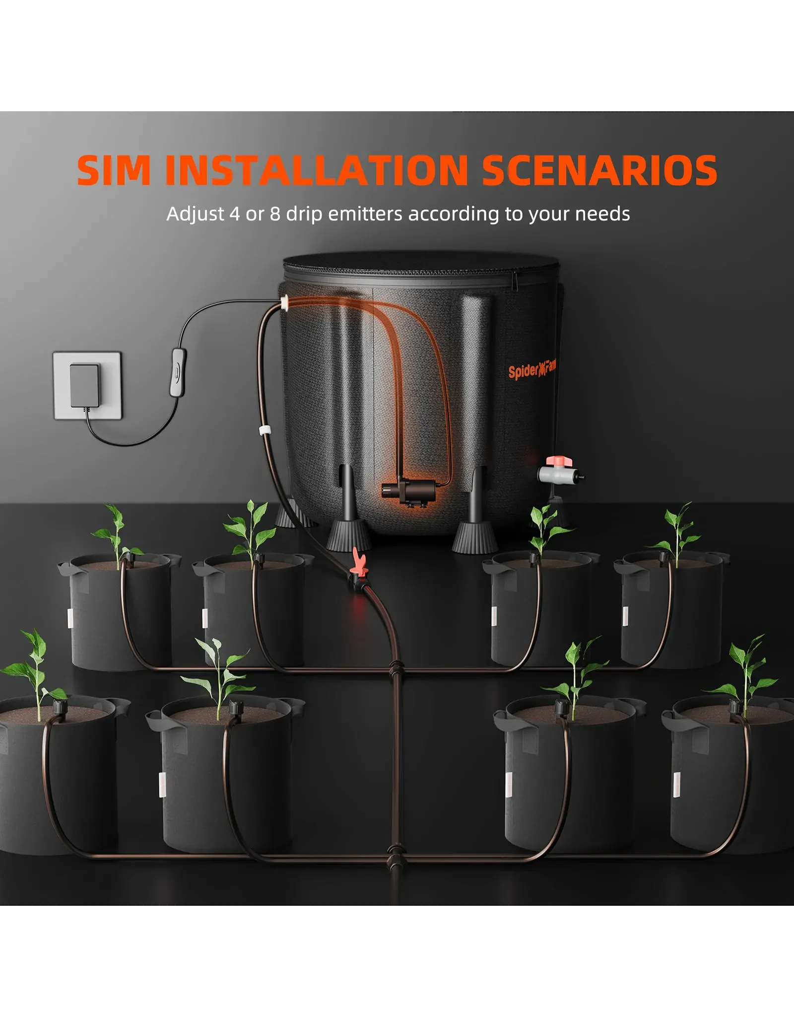 Spider Farmer Spider Farmer Automatic Drip Irrigation System for Plants