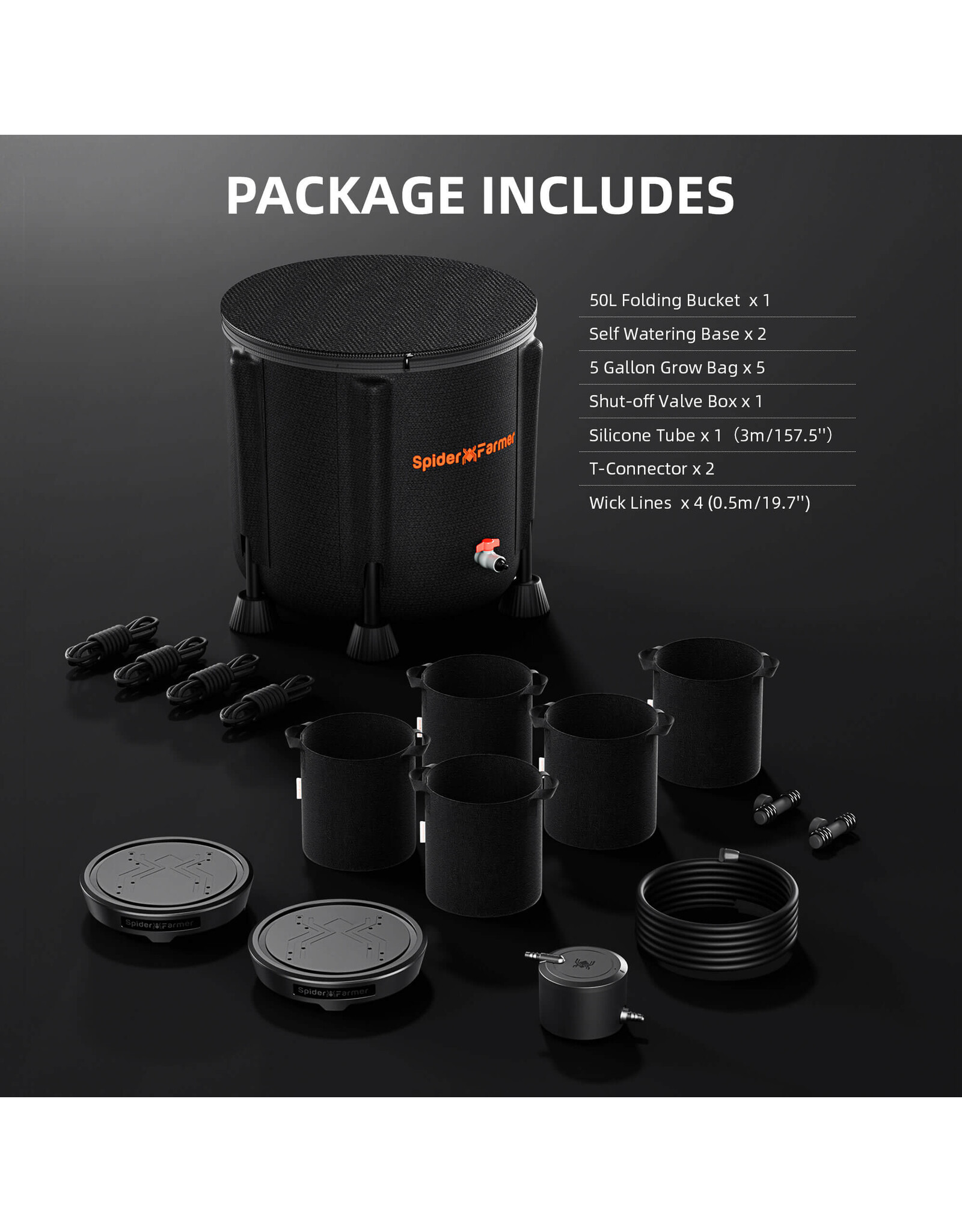 Spider Farmer Spider Farmer 2 Pcs Self-watering System Kit