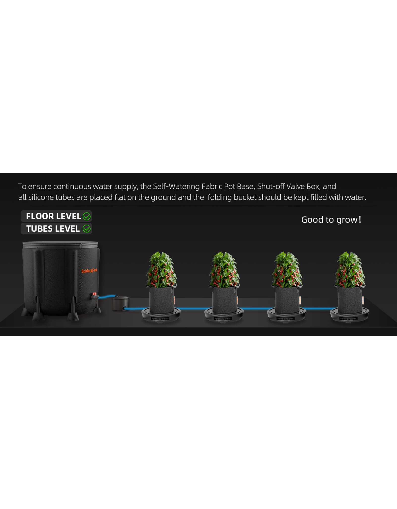 Spider Farmer Spider Farmer 2 Pcs Self-watering System Kit