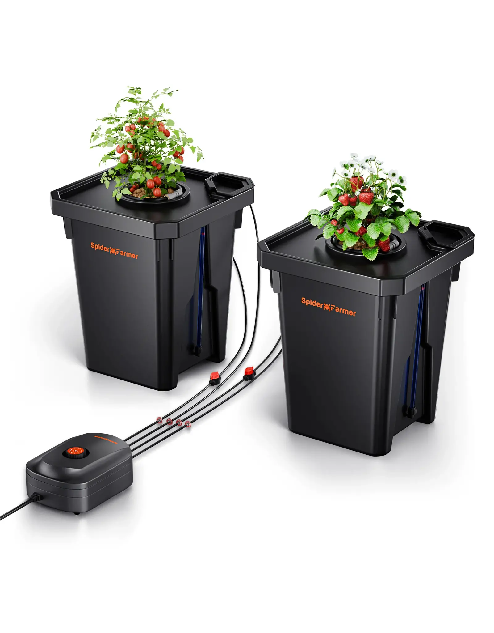 Spider Farmer Spider Farmer DWC Hydroponics Grow System   2 Buckets      Deep Water Culture