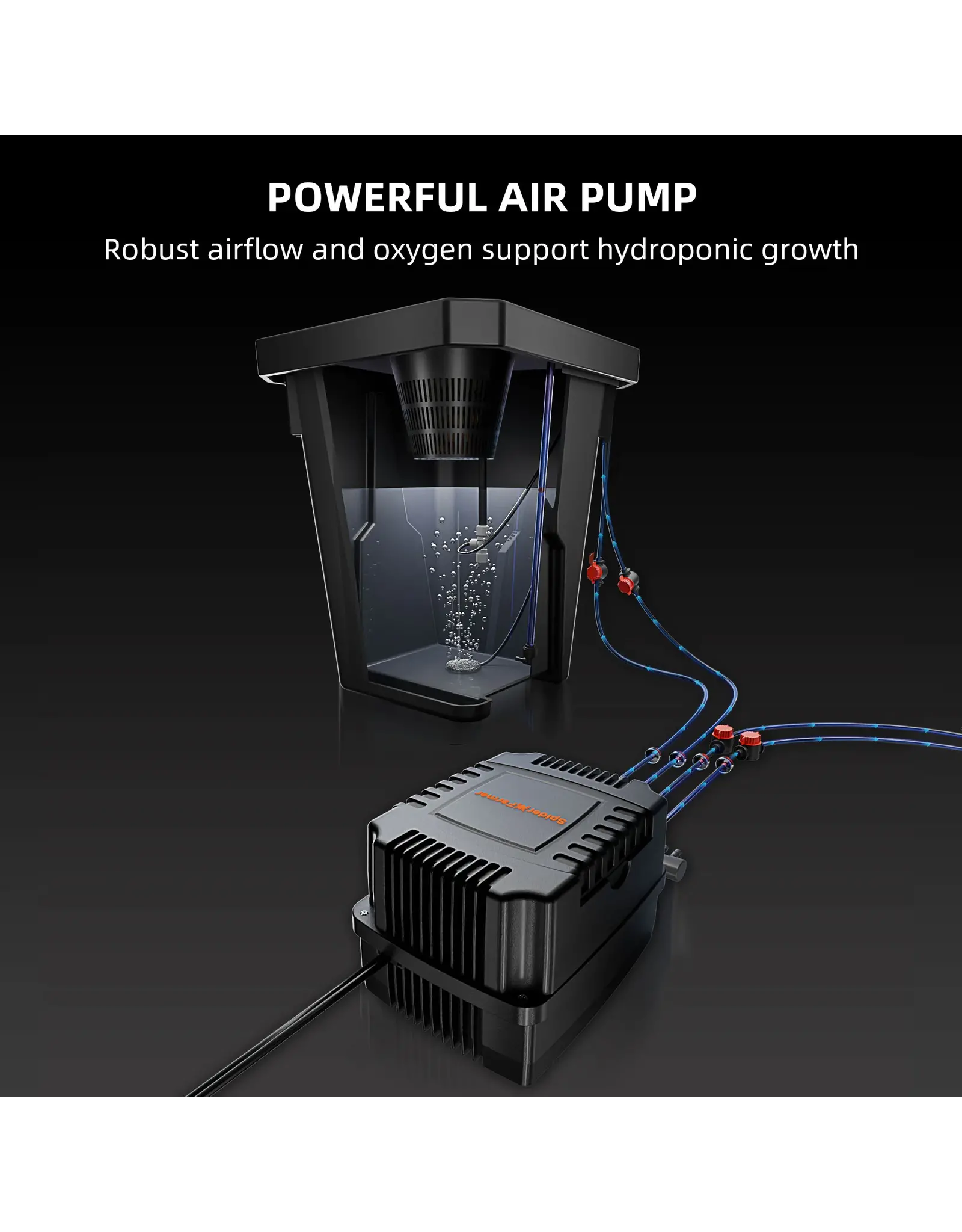 Spider Farmer Spider Farmer DWC Hydroponics Grow System   4 Buckets      Deep Water Culture