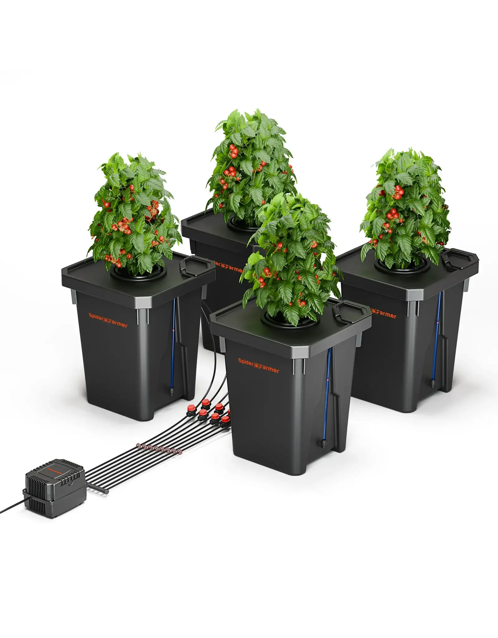 Spider Farmer Spider Farmer DWC Hydroponics Grow System   4 Buckets      Deep Water Culture