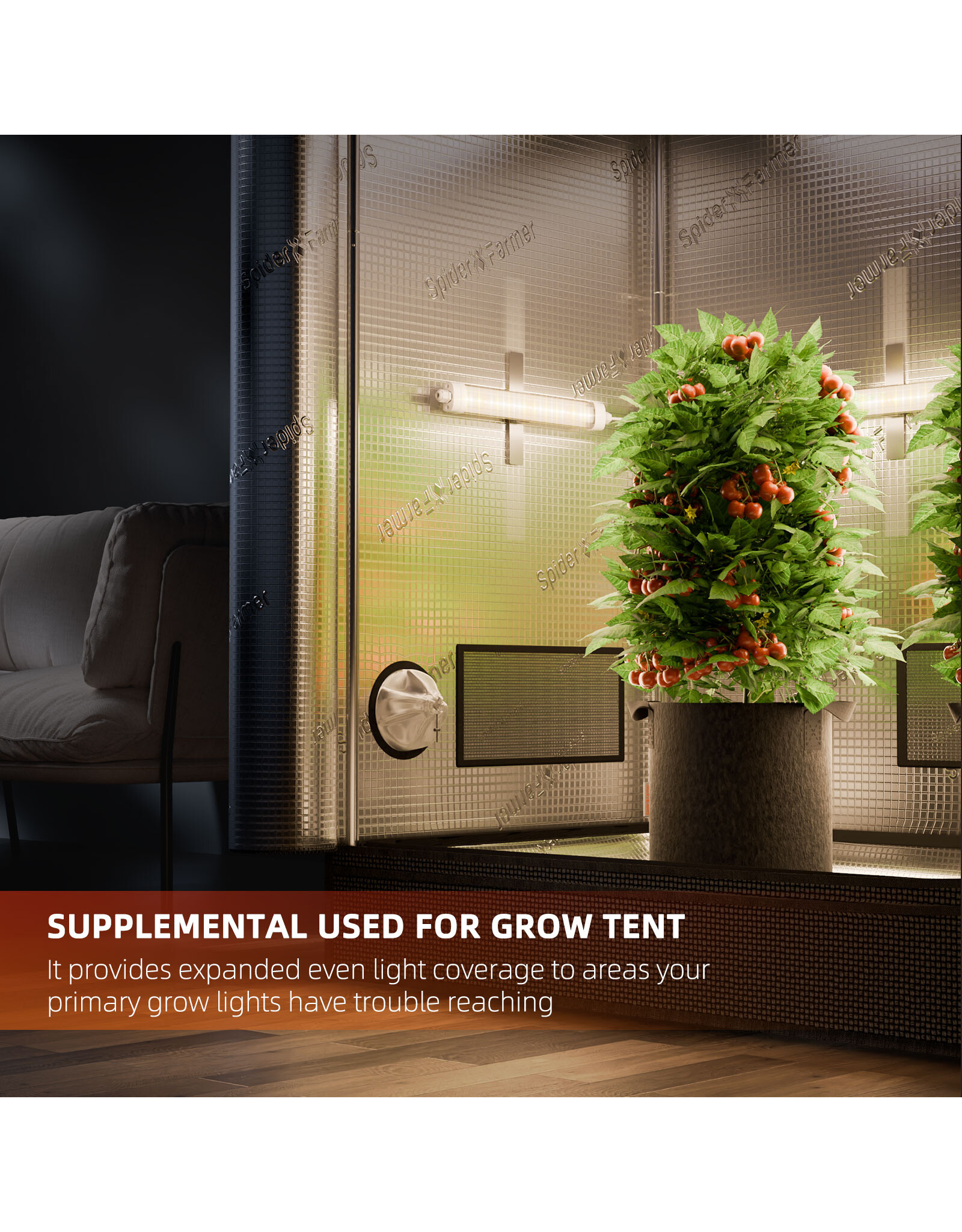 Spider Farmer Spider Farmer Glow30    32W    Full Spectrum Supplmental Light