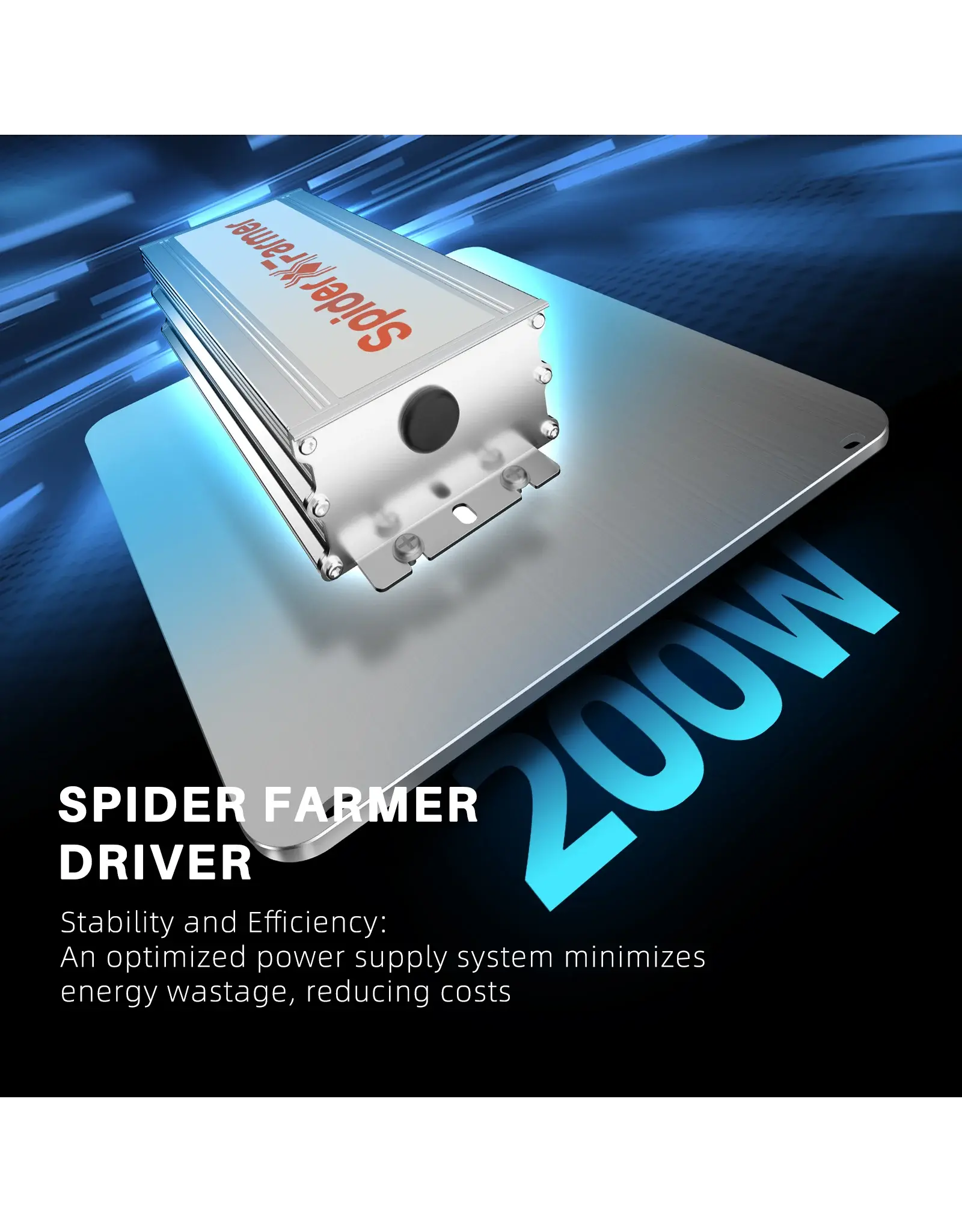 Spider Farmer Spider Farmer  120x60x180cm Complete Grow Tent Kit With Program  Controller  SF 2000(200W)