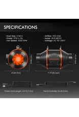 Spider Farmer Spider Farmer 70x140x200cm Complete Grow Tent Kit With Program  Controller G4500 (320W)